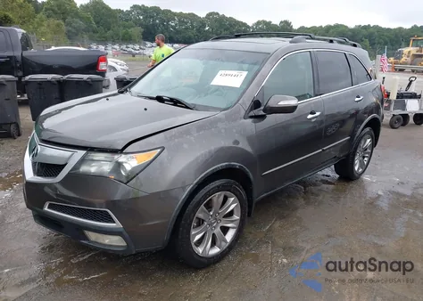 2012 Acura Mdx Advance Package из США, поврежденный, VIN 2HNYD2H65CH508793